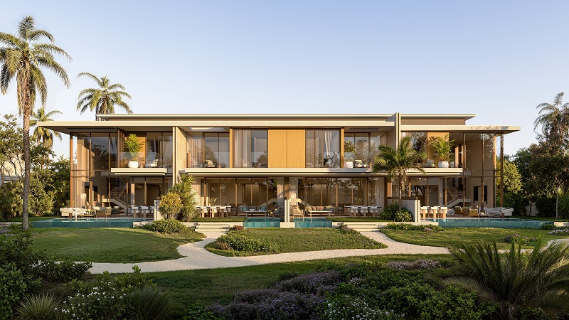 Villa with garden and pool