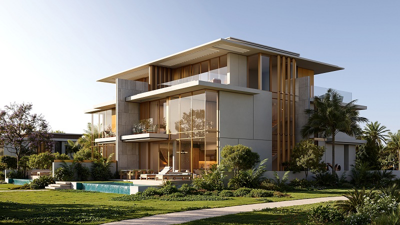 Modern two-storey villa