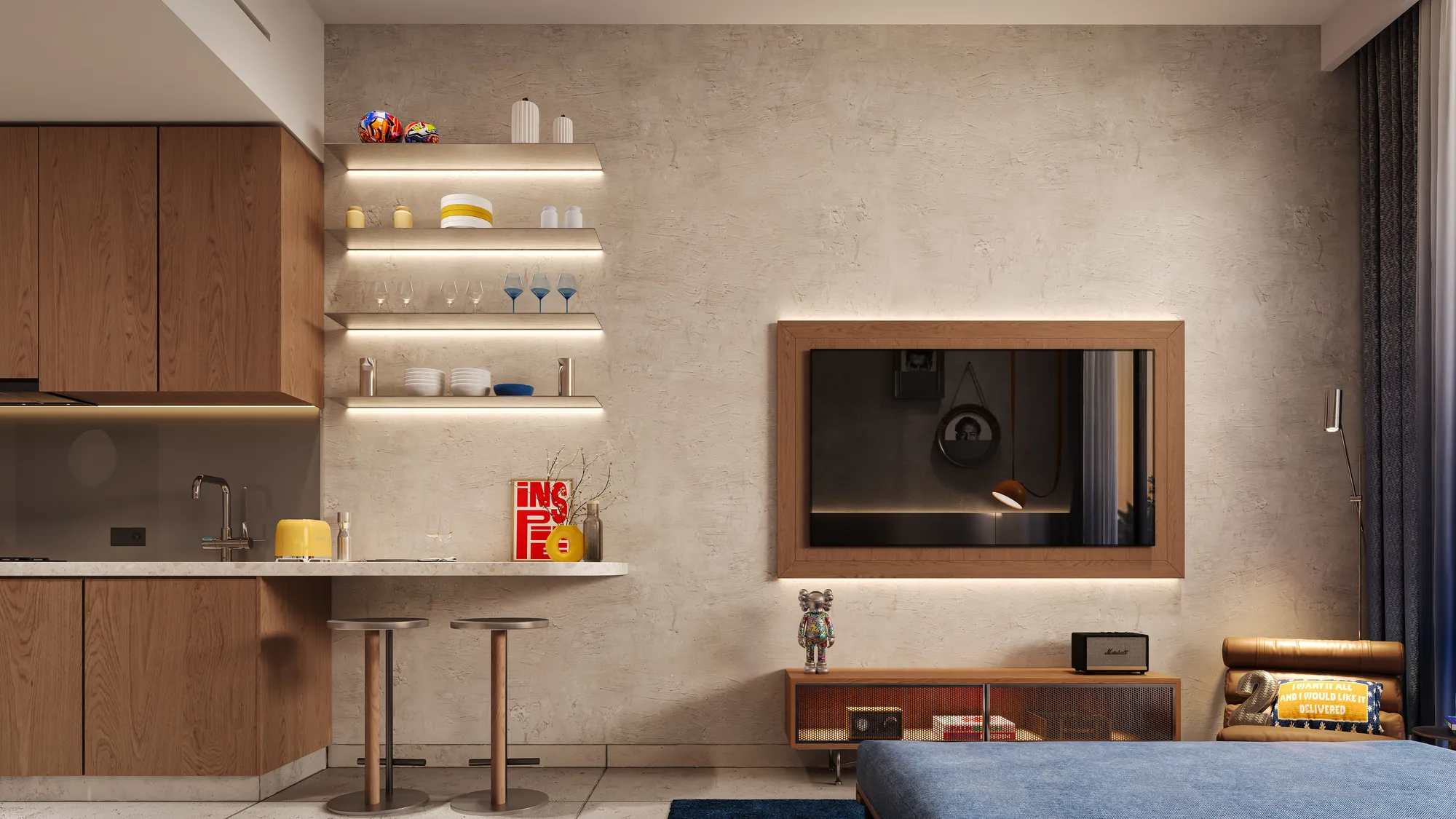 Studio interior
