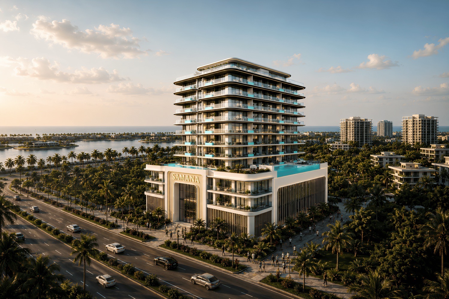 SAMANA Ocean Crest s mořem v pozadí