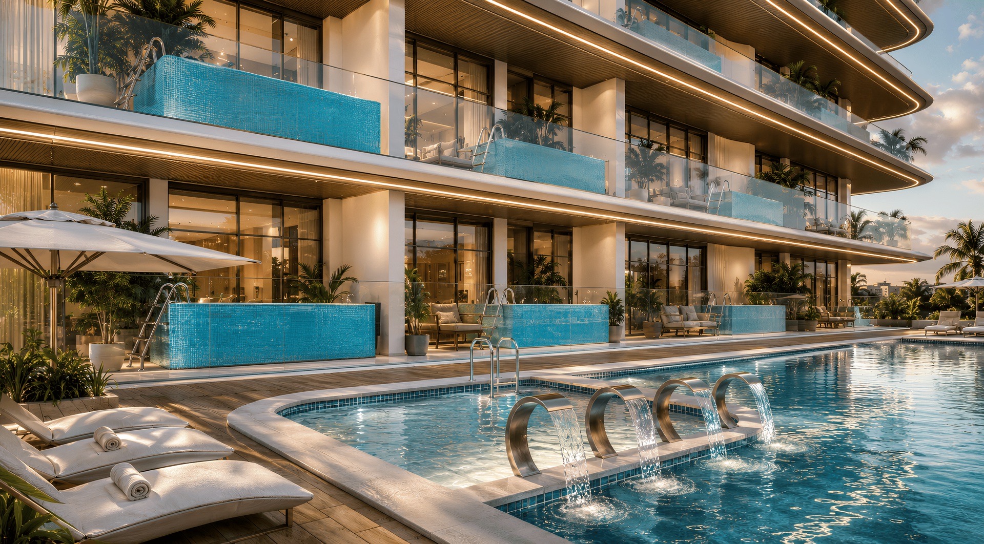 Pool deck
